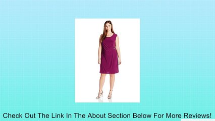 NY Collection Women's Plus-Size B-Slim Extented Shoulder Dress Review