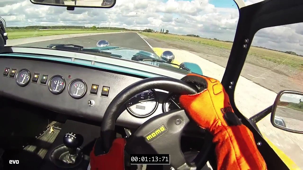 Caterham Seven 160 on board footage | evo TCOTY
