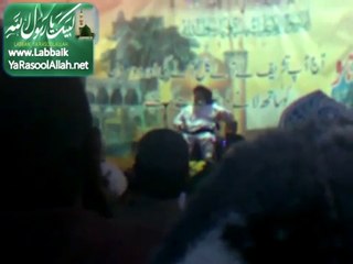 Allama Khadim Hussain Rizwi Hamzia in new Ghousia Lawn Karachi.