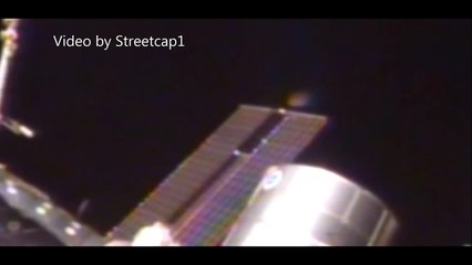 UFO at ISS. NASA finally see it and cut