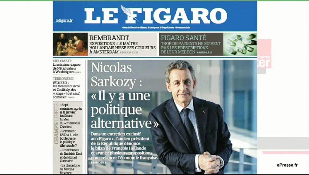 L'édito politique : "Les propositions économiques de Nicolas Sarkozy"