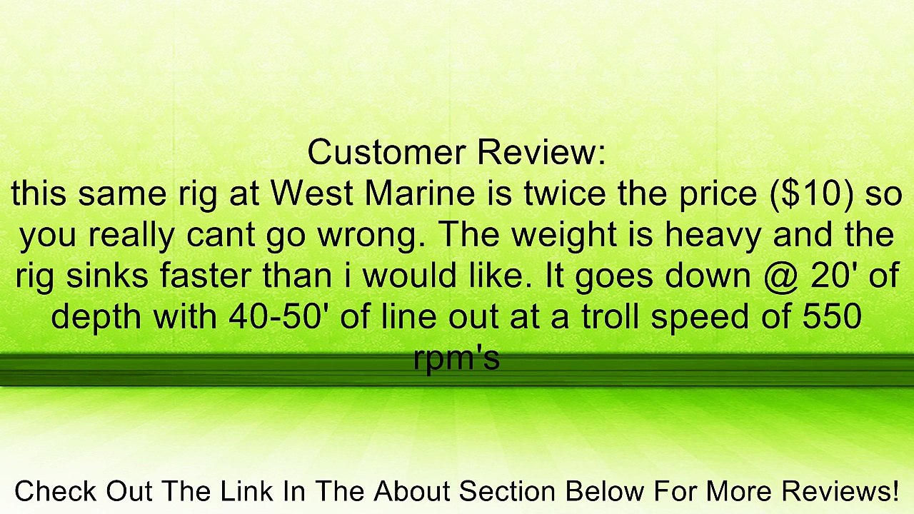 Sea Striker UR4-320 4 Arm Umbrella Fishing Rig Review