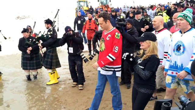 Vince Vaughn takes the Polar Plunge