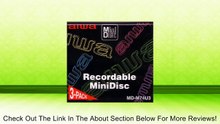 Aiwa Recordable MiniDisc 3-Pack Review
