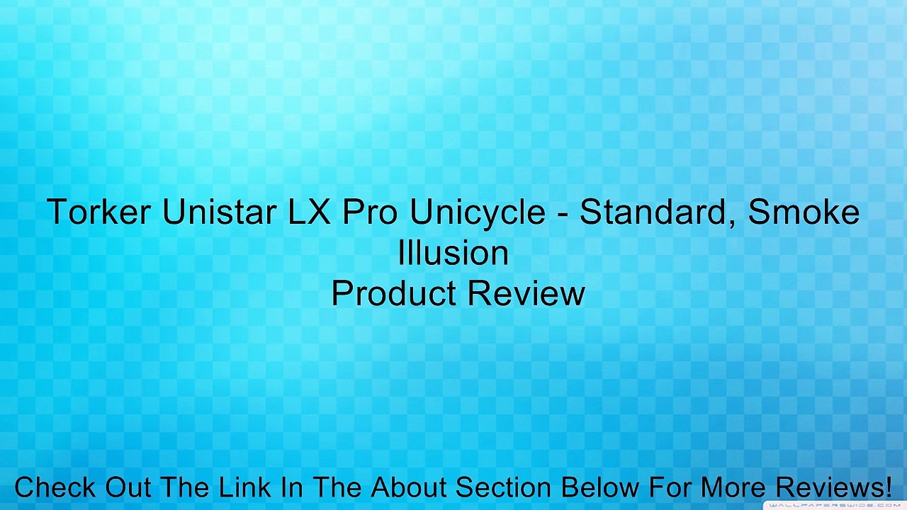 Torker Unistar LX Pro Unicycle - Standard, Smoke Illusion Review