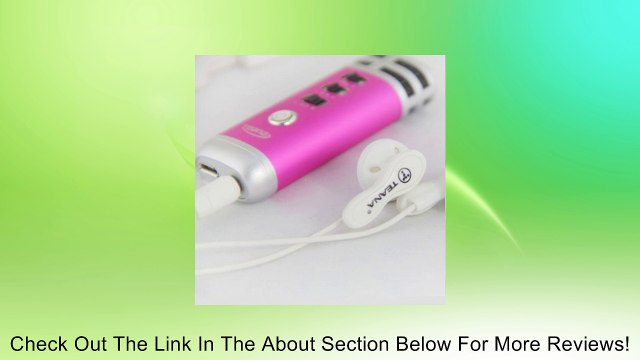 Andoer Mini 3.5mm Microphone Karaoke Player for PC/Phone/PSP/MP4/MP3 Rose Review
