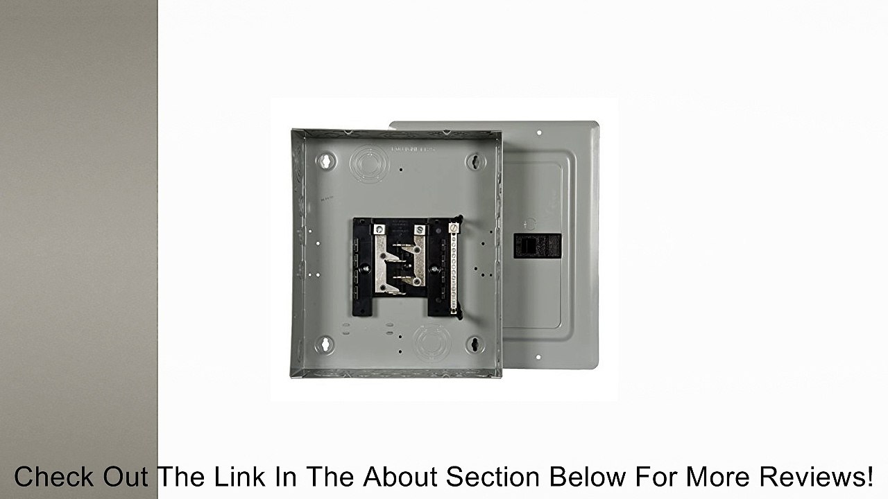 Murray LC008DFU Load Center, 8 Space, 16 Circuit, 125A, Main Lug, flush mount Review