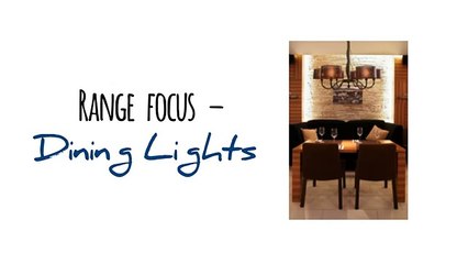 Dining Lights from The Lightworks