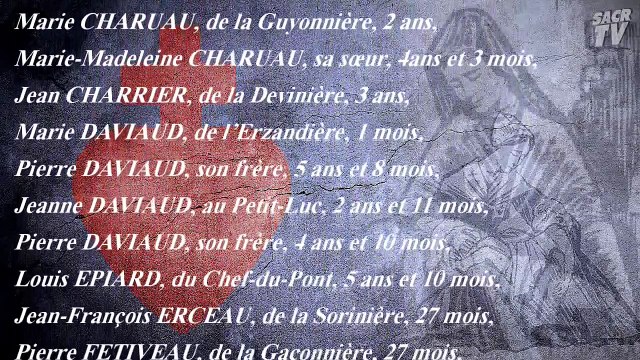 Gloire aux Martyrs des Lucs sur Boulogne