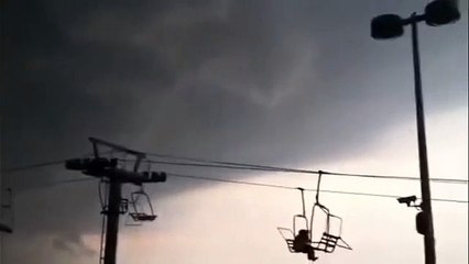 Girl Jumps From Sky Ride At New Jersey Beach