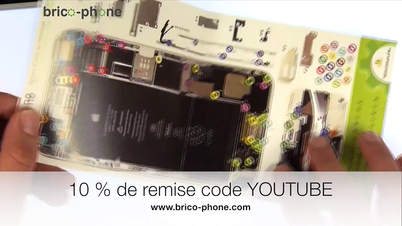 Tuto iPhone 6 Plus - Changement du connecteur de charge Lightning + prise jack + micro HD