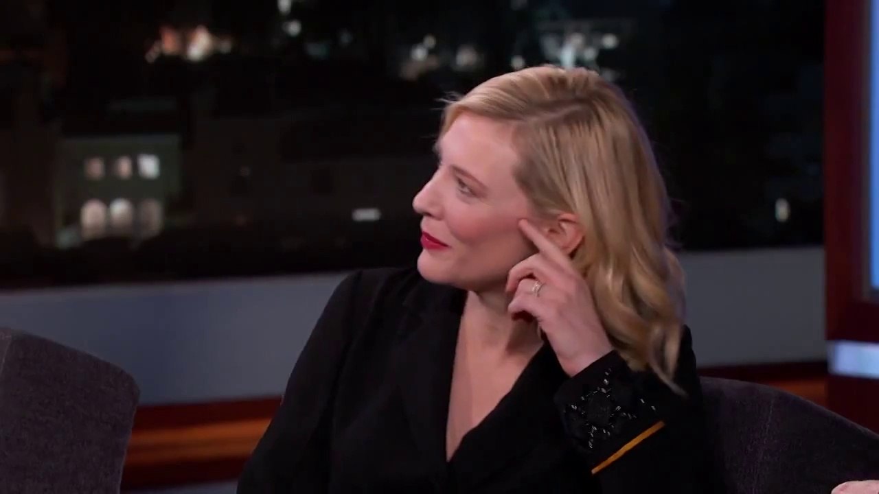 Cate Blanchett’s Ears Popped After 19 Years Show HD | Jimmy Kimmel