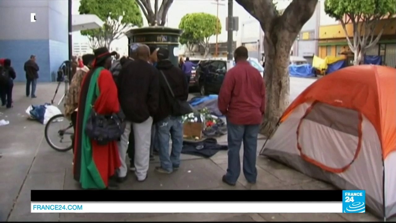 US - Homeless man victim of police brutality