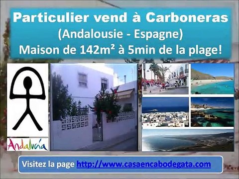 Particulier vend maison à Carboneras (Andalousie) Espagne - casaencabodegata.com