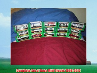 Complete Set of Hess Mini Trucks 1998-2012