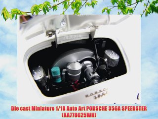 Die cast Miniature 1/18 Auto Art PORSCHE 356A SPEEDSTER (AA778625WH)