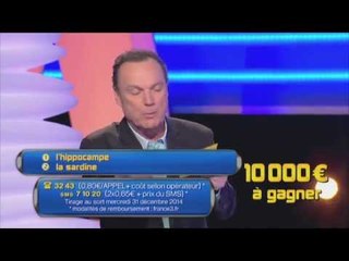 Questions pour un Champion - Neuf points gagnants - 27.12.2014