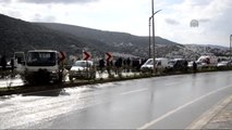 Bodrum'da Zincirleme Trafik Kazası