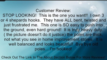 Heavy Duty Double Pole Metal Garden Hanger Review