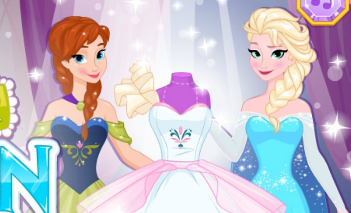 Design Your Frozen Wedding Dress - Let's Help Disney Princess Elsa Wedding  Dress - video Dailymotion