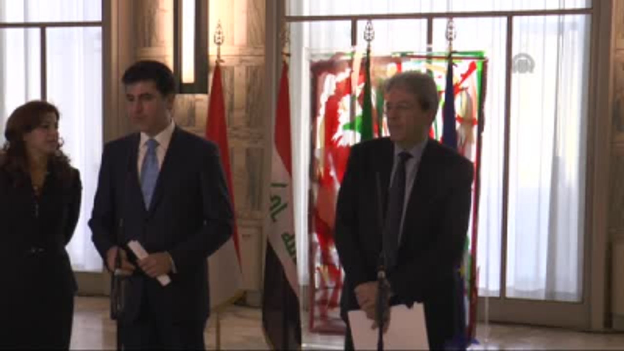 Gentiloni-Barzani Görüşmesi