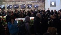 Despedida en Moscú al líder opositor Boris Nemtsov, asesinado el pasado viernes