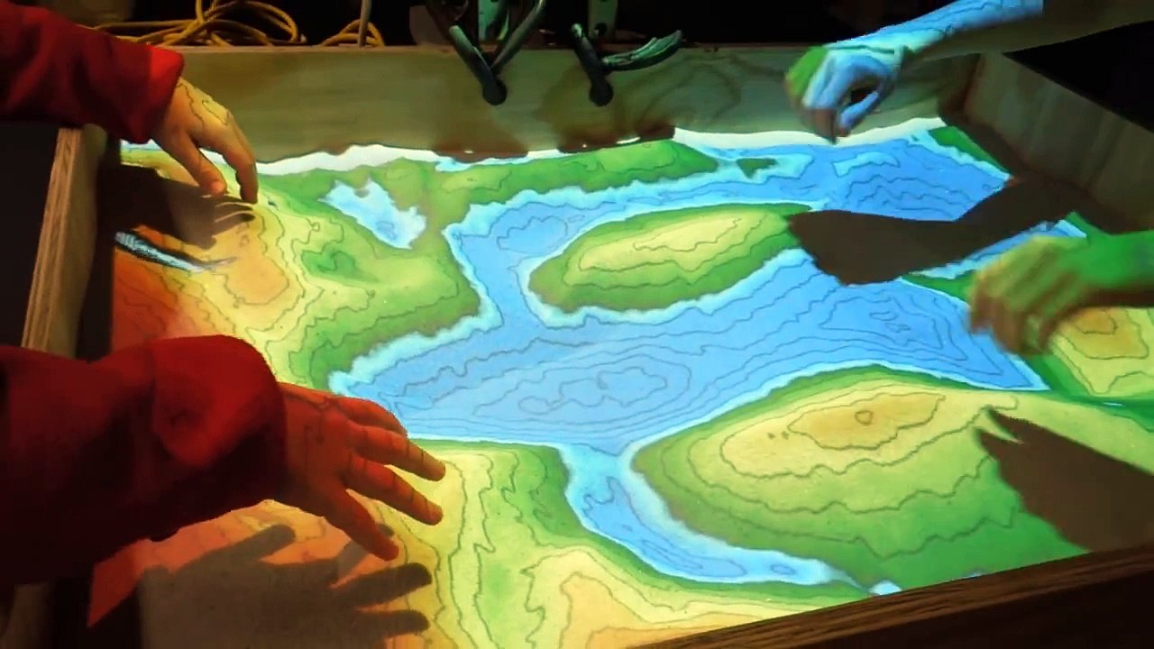 Bac à sable en projection 3D