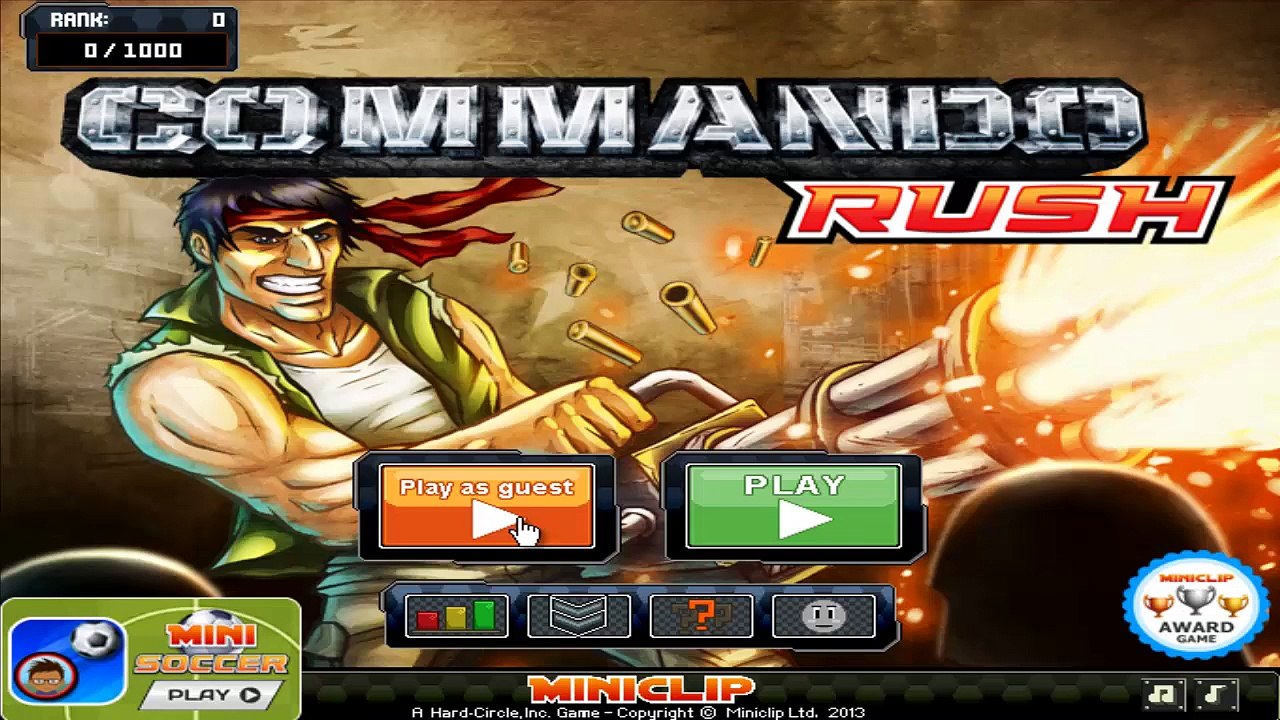 Commando Rush - Free Arcade and Shooting game online
