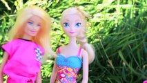 Frozen ELSA VACATION Barbie Airplane Day 3 Disney Parody Anna Barbie Ultimate House AllToyCollector