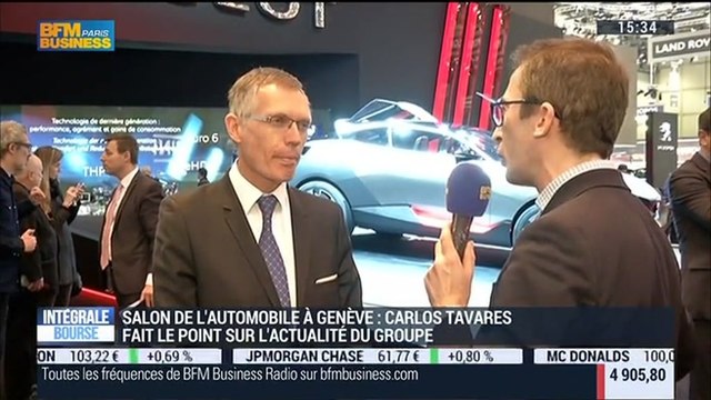 Focus sur la 85ème édition du Salon de l'automobile à Genève: Carlos Tavares – 03/03