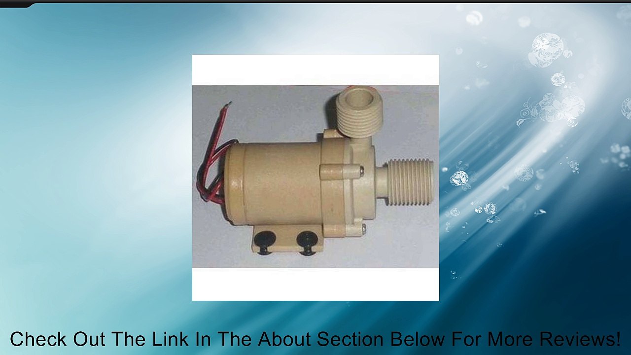 Huhushop(TM) Solar DC 12V 24V Hot Water Circulation Pump Brushless Motor Water Pump 3M 5M Low Noise csf (DC 12V) Review