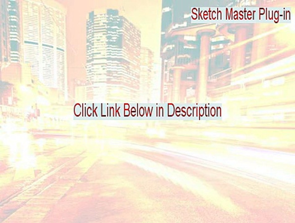 Sketch Master Plug-in Full - Free Download 2015