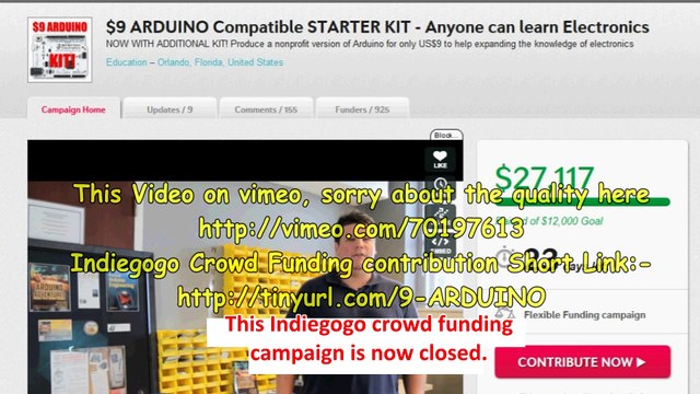 $9 Arduino Compatible STARTER KIT - Anyone can learn Electronics