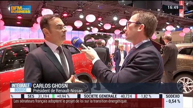 Renault présente son nouveau crossover Kadjar au Salon de l'automobile à Genève: Carlos Ghosn - 03/03