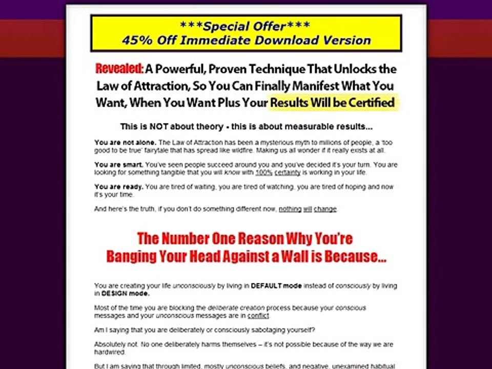 The Secret of Deliberate Creation by Dr. Robert Anthony Review