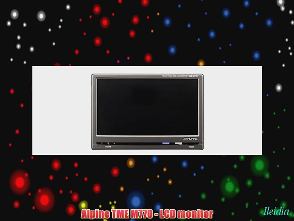 Alpine TME M770 - LCD monitor - video Dailymotion