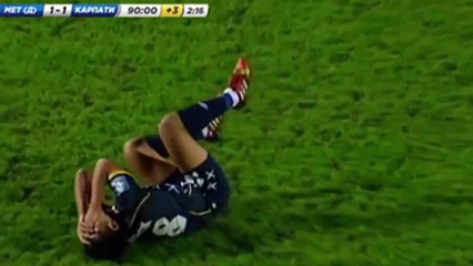 La simulation grossière d'Oleksandr Noyok (Football)