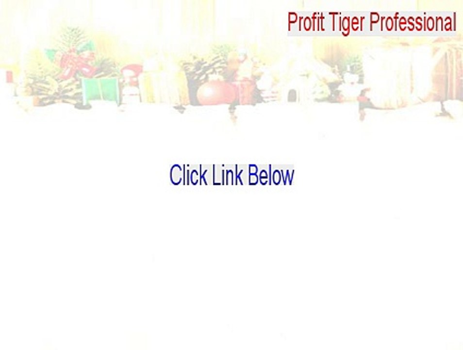 Profit Tiger Professional Crack - Download Now [2015]