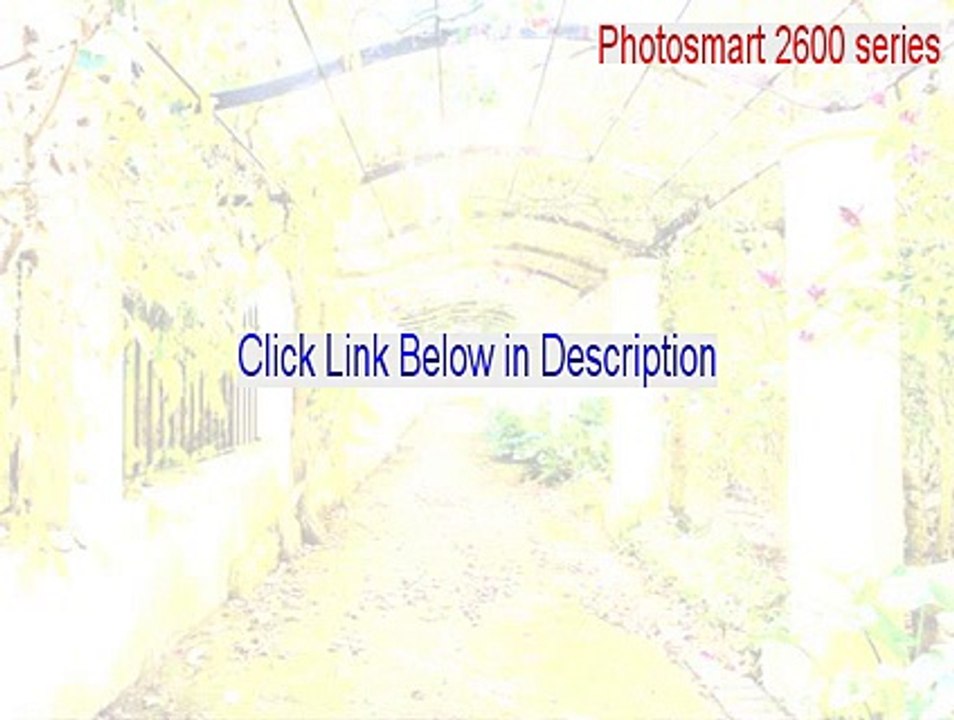 Photosmart 2600 series (DOT4PRT) Full Download [Download Now]