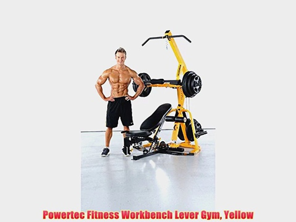Powertec Fitness Workbench Lever Gym Yellow