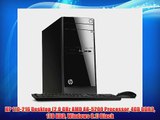 HP 110-216 Desktop (2.0 GHz AMD A6-5200 Processor 4GB DDR3 1TB HDD Windows 8.1) Black