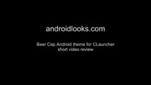 Beer Cap Theme With Good-Looking Icon pack For Android Homescreen