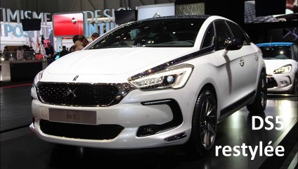Salon Genève 2015 : la DS5 restylée en vidéo