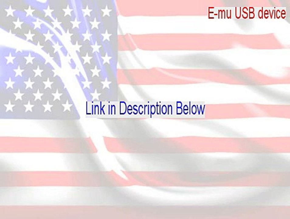 E-mu USB device, Interface 0 Keygen (Instant Download 2015)