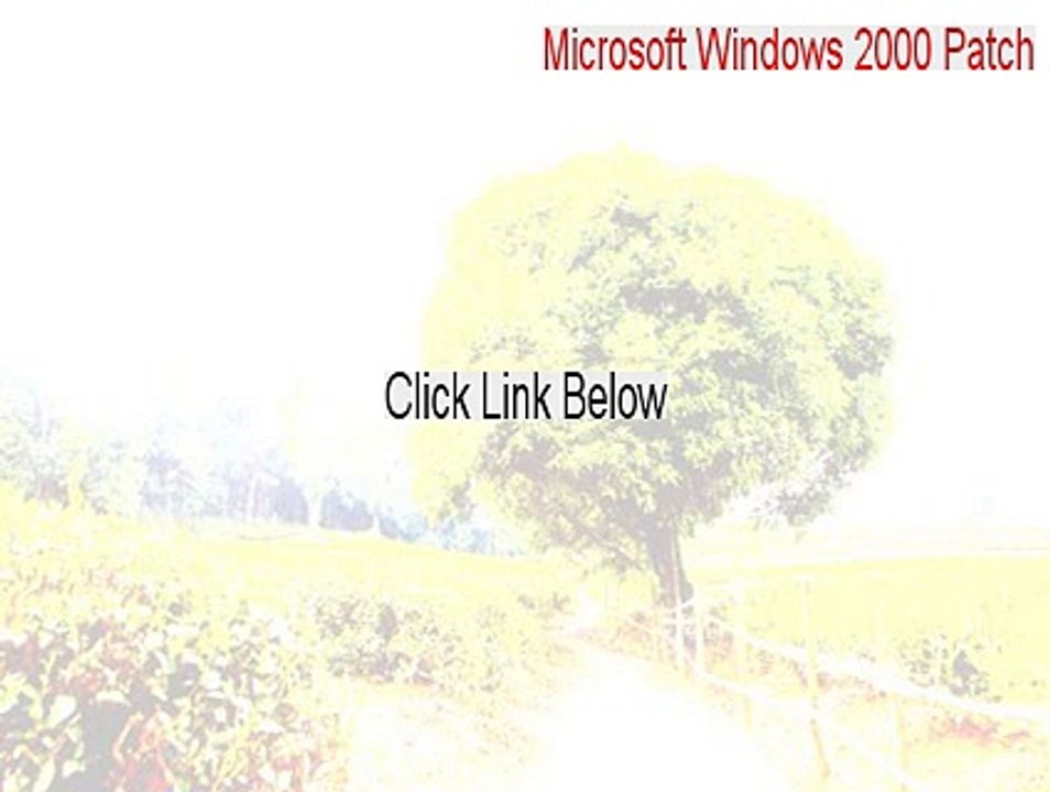 Microsoft Windows 2000 Patch: Web Client NTLM Authentication Download (Free Download 2015)