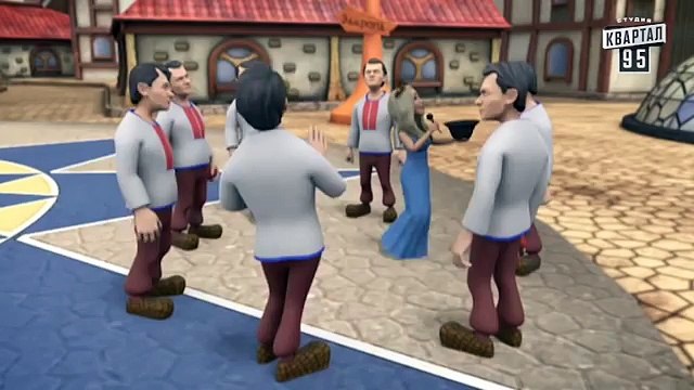 Сказочная Русь 5 (пятый сезон), серия 5 - Старики разбойники . Янукович с Симоненко крадут казну Украины.