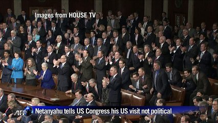 Netanyahu: "Never my intention" US visit to be seen as political