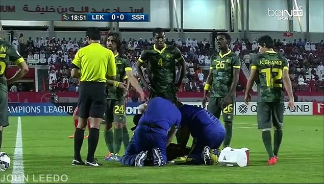 الشوط الاول مباراة النصر لخويا كامله أبطال آسيا 2015 الجولة الثانية ذهاب