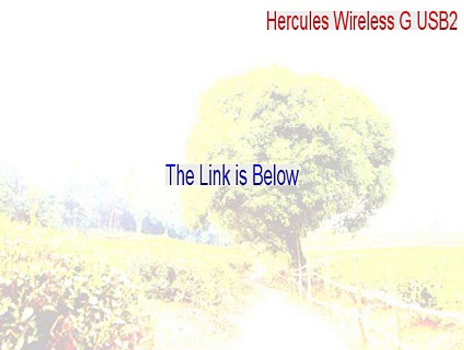 Hercules Wireless G USB2 Full [Download Now 2015]