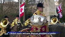 Royal welcome for embattled Mexican president in London